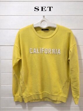 SET Yellow “California” Sweatshirt – Size L